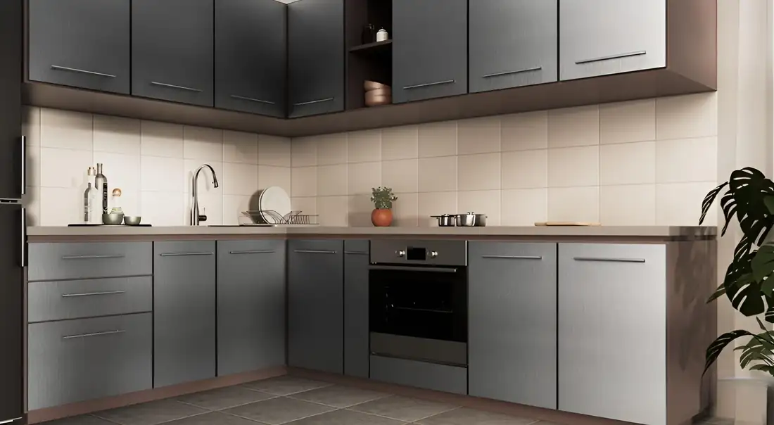 Real Metal RM004 in a completed interior